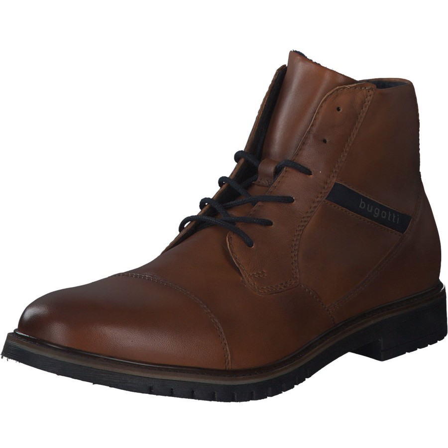 Herren Bugatti | Bugatti Caj 8373A, Schnu00Fcrstiefeletten, Herren, Braun (Cognac)