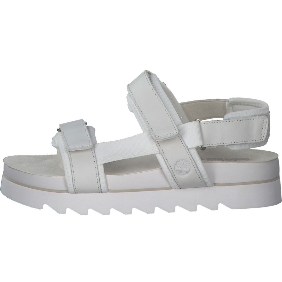 Damen Timberland | Timberland Santa Monica, Klassische Sandalen, Damen, Weiu00Df