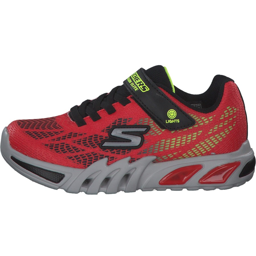 Kinder Skechers | Skechers 400137L, Sneakers Low, Kinder, Red/Black/Yellow