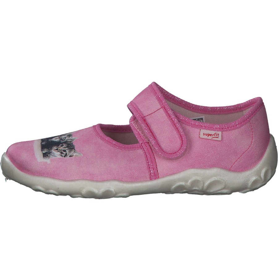 Kinder Superfit | Superfit Bonny 00281, Hausschuhe, Kinder, Rosa/Mehrfarbig