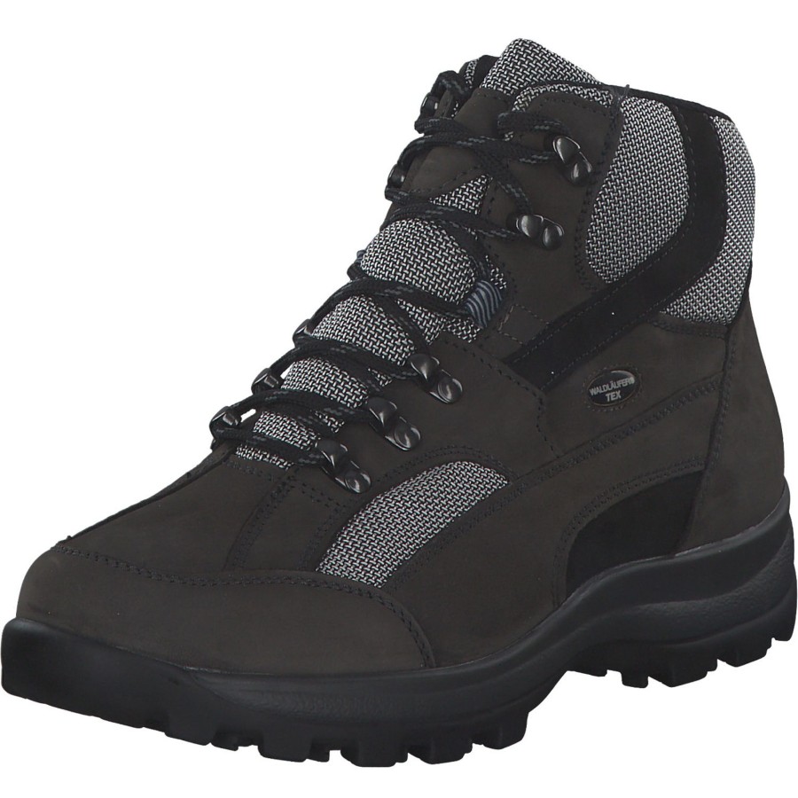 Herren Waldlu00e4ufer | Waldlu00E4Ufer Holly 471900, Wanderschuhe, Carbon Schwarz