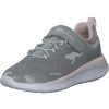 Kinder KangaROOS | Kangaroos Kq-Fleet Ev 18715, Sneakers Low, Kinder, Grau (Vapor Grey/Frost Pink)