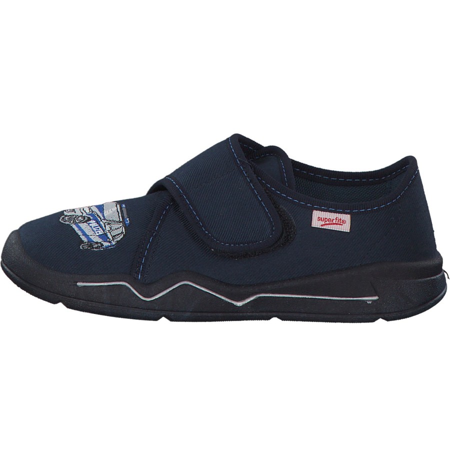 Kinder Superfit | Superfit Benny 00298, Hausschuhe, Kinder, Blau (Nautic Kombi)