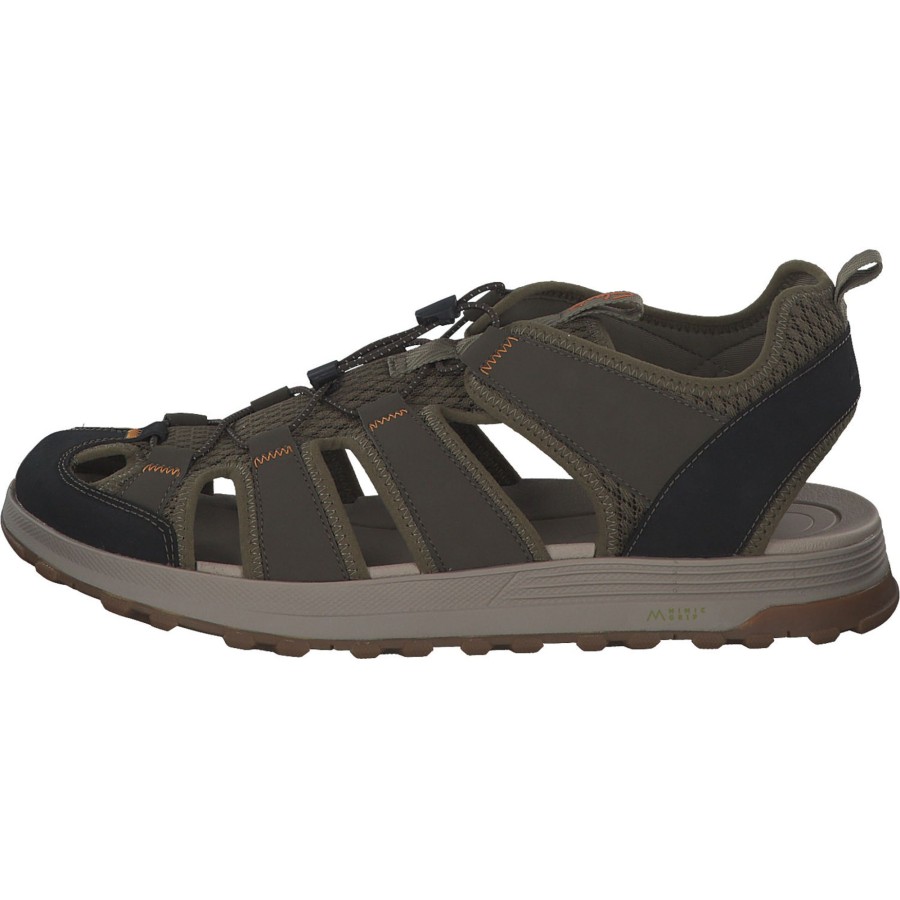 Herren Clarks | Clarks Atl Trek Wave 2617, Sandalen, Herren, Ol I V E Combi