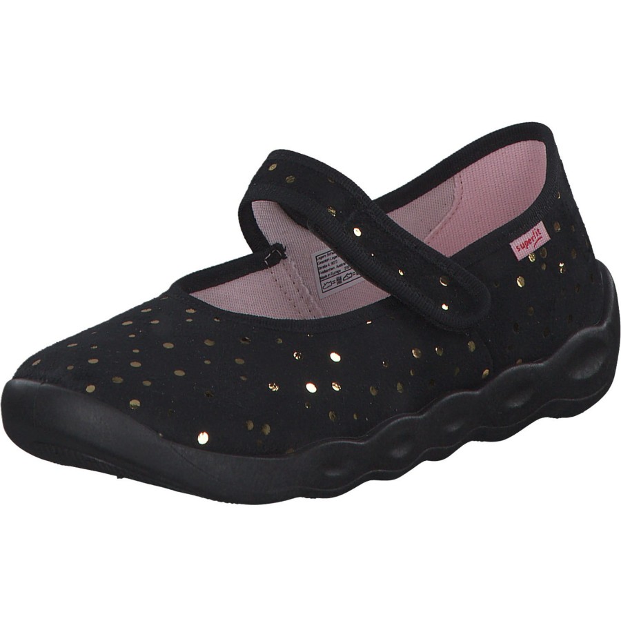 Kinder Superfit | Superfit Bubble 06271, Hausschuhe & Pantoffeln, Kinder, Schwarz