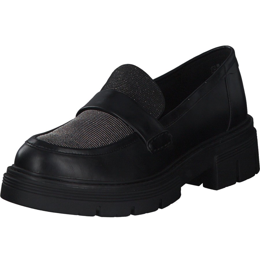 Damen Marco Tozzi | Marco Tozzi 84702-29, Klassische Ballerinas, Damen, Black Brush