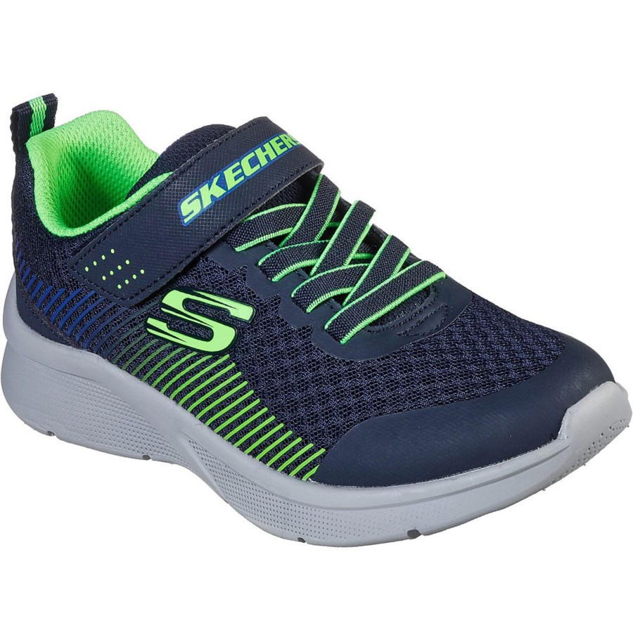 Kinder Skechers | Skechers 97535L, Sneakers Low, Kinder, Blau (Navy Lime)