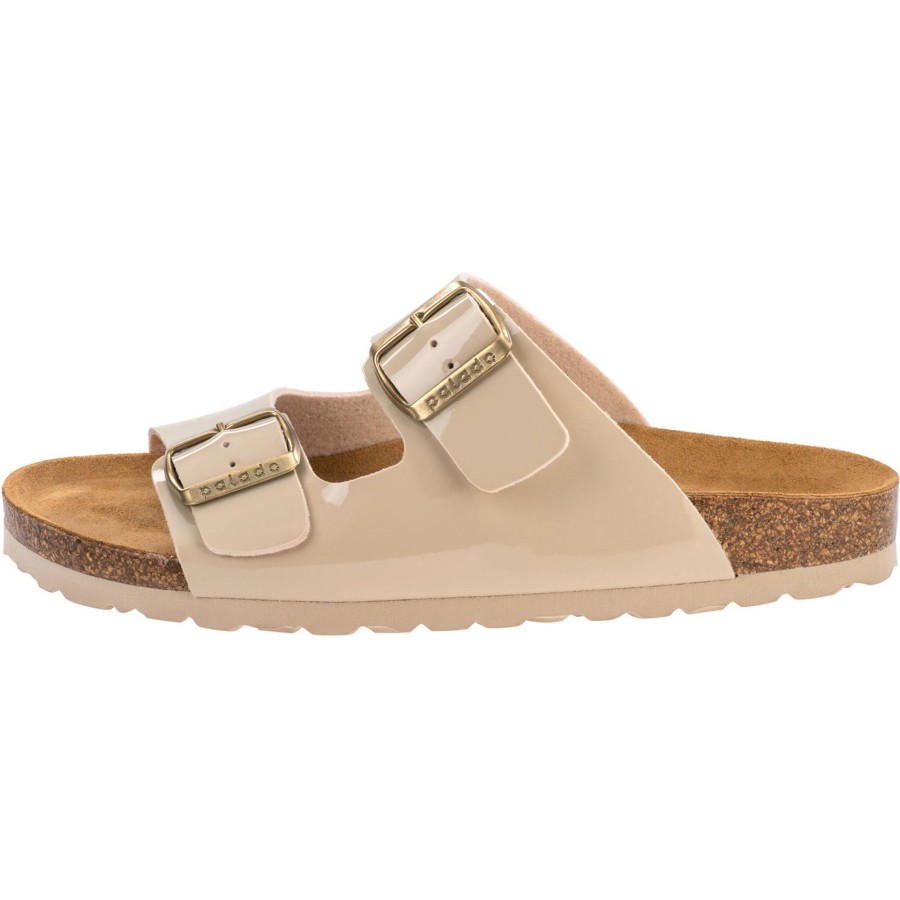 Damen Palado | Palado Korfu Pf, Pantoletten, Damen, Lack Creme Beige