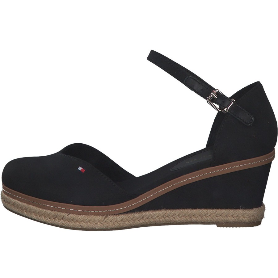 Damen Tommy Hilfiger | Tommy Hilfiger Fw0Fw04787, Keilpumps, Damen, Schwarz