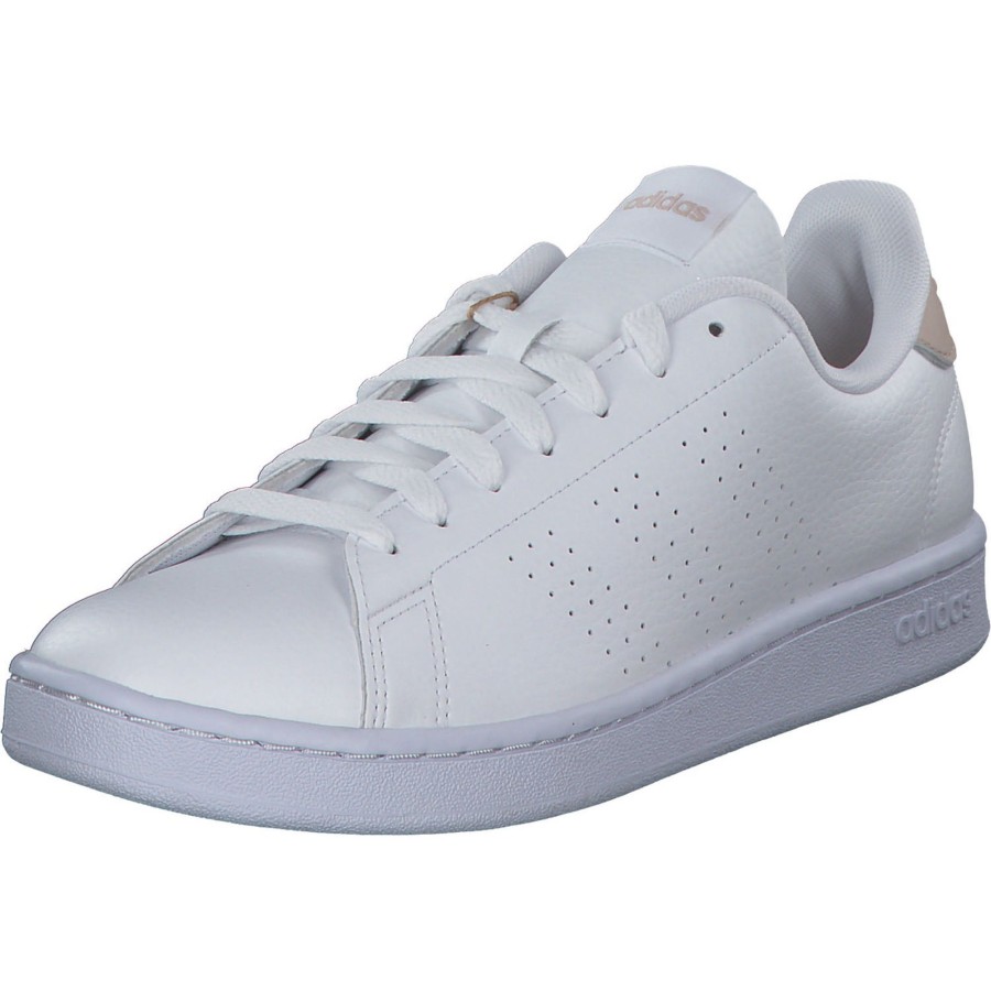 Damen adidas | Adidas Advantage W, Schnu00Fcrschuhe, Damen, White/Wonder Taupe