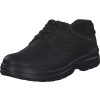 Herren Clarks | Clarks Rockie2 Logtx 2616, Business-Schnu00Fcrschuhe, Herren, Black Leather