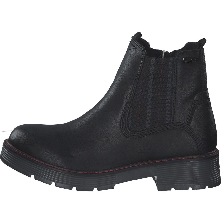 Damen Tom Tailor | Tom Tailor 2193511, Chelsea Boots, Damen, Black