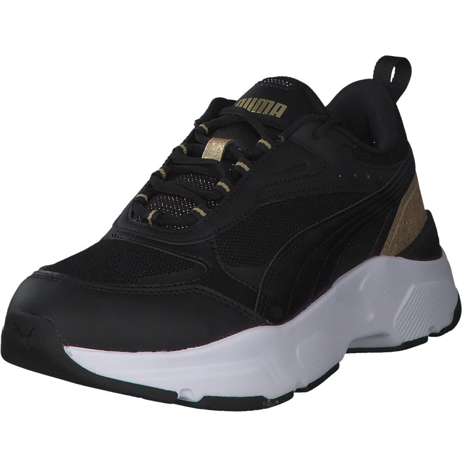 Damen Puma | Puma Cassia Distressed 387645, Sneakers, Damen, Black