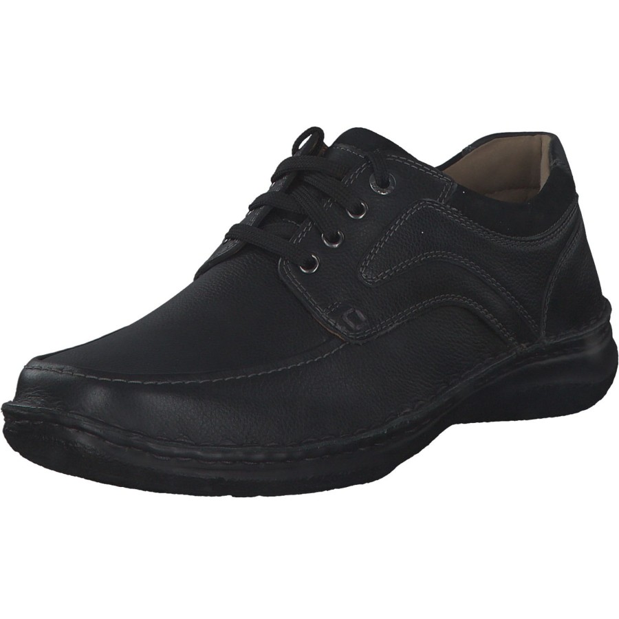 Herren Josef Seibel | Josef Seibel Anvers 62 43662, Schnu00Fcrschuhe, Herren, Schwarz