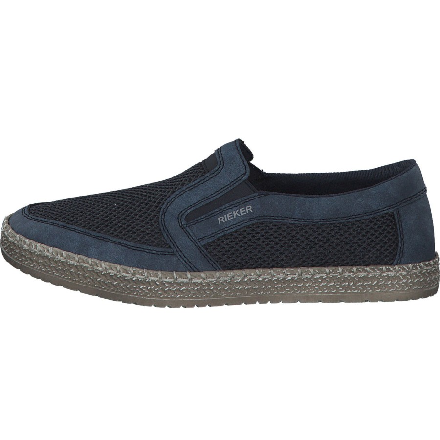 Herren Rieker | Rieker B5264, Sportliche Slipper, Herren, Baltik/Atlantis/Pazifik