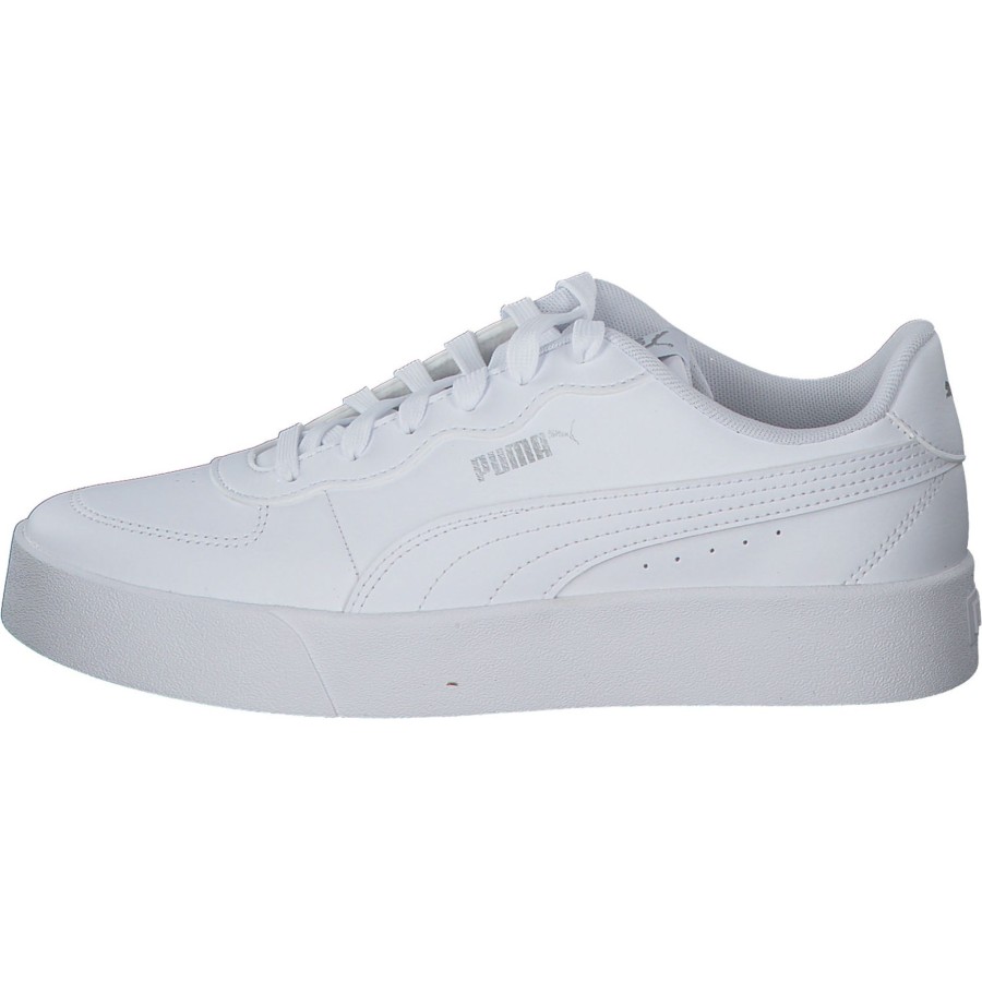 Damen Puma | Puma Skye Clean 380147, Sneakers Low, Damen, White-Puma White-Puma Sil