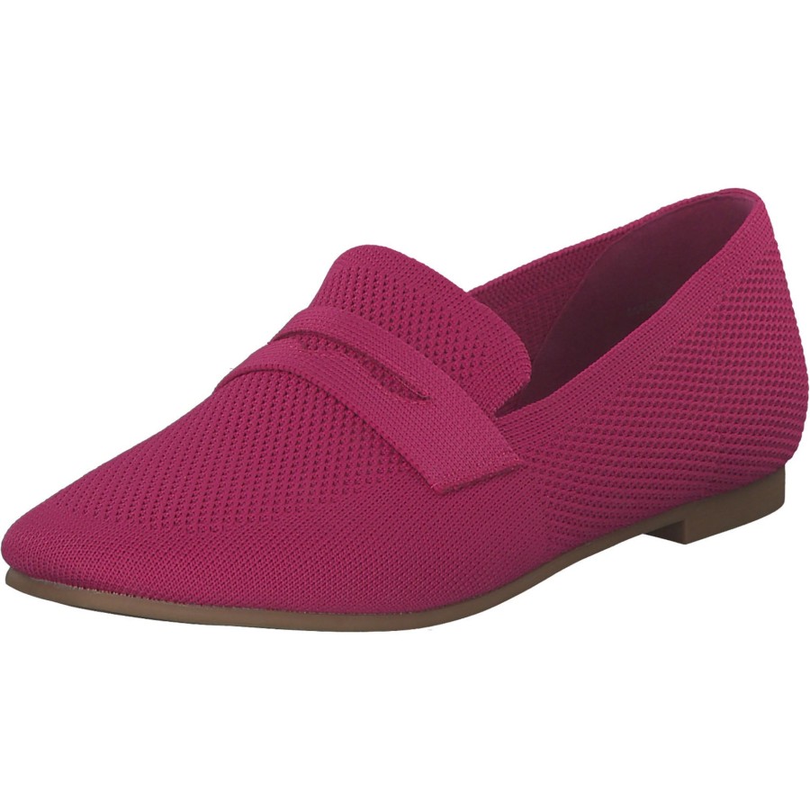 Damen La Strada | La Strada 2201141, Mokassins, Damen, Fuchsia Knitted