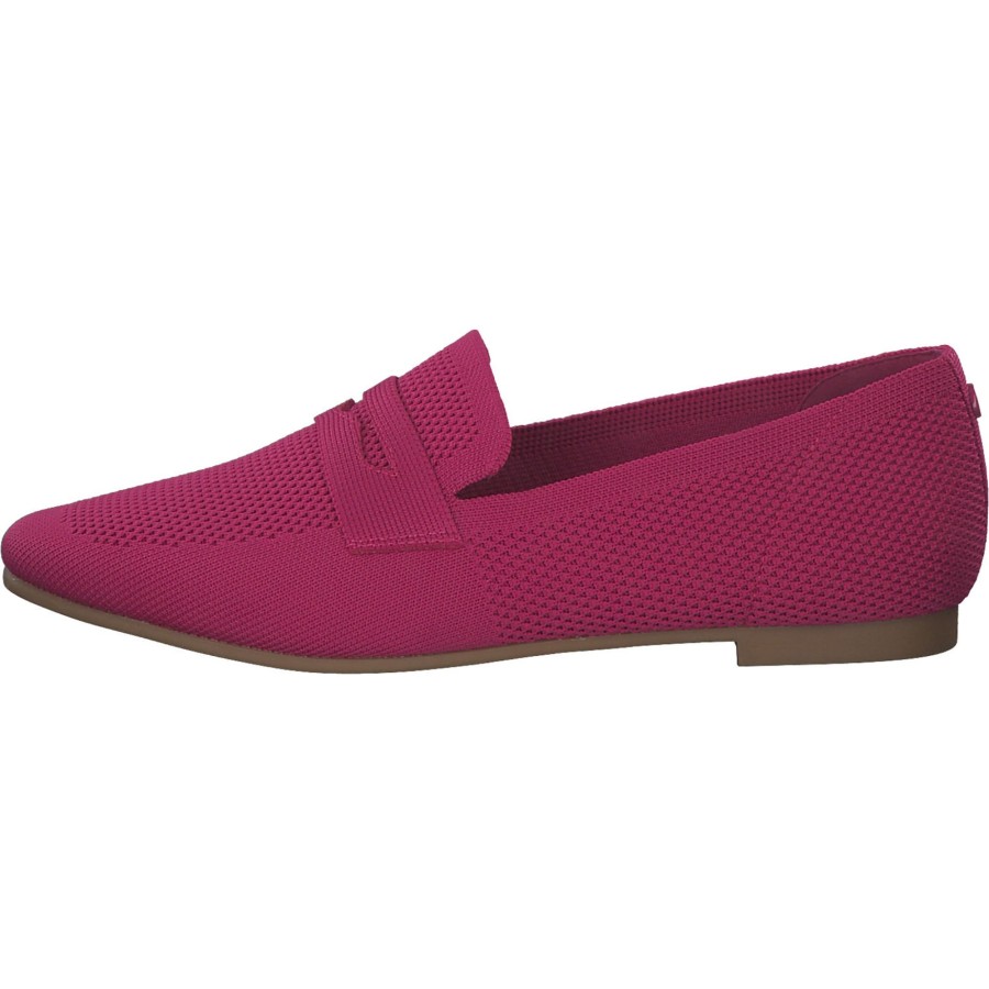 Damen La Strada | La Strada 2201141, Mokassins, Damen, Fuchsia Knitted