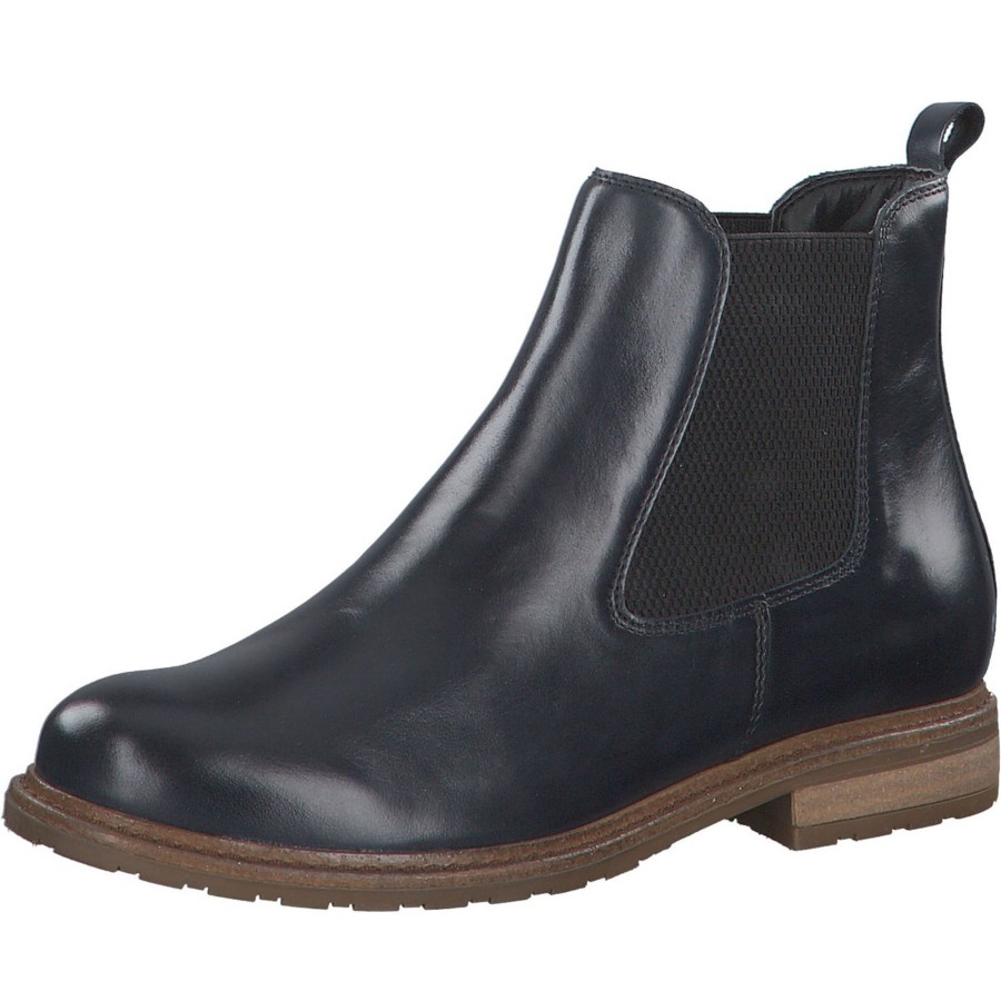 Damen Tamaris | Tamaris 25056, Chelsea Boots, Damen, Navy Leather