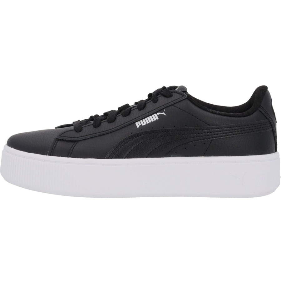 Damen Puma | Puma Vikky Stacked L 369143, Sneakers Low, Damen, Schwarz (Puma Black/Puma Black)