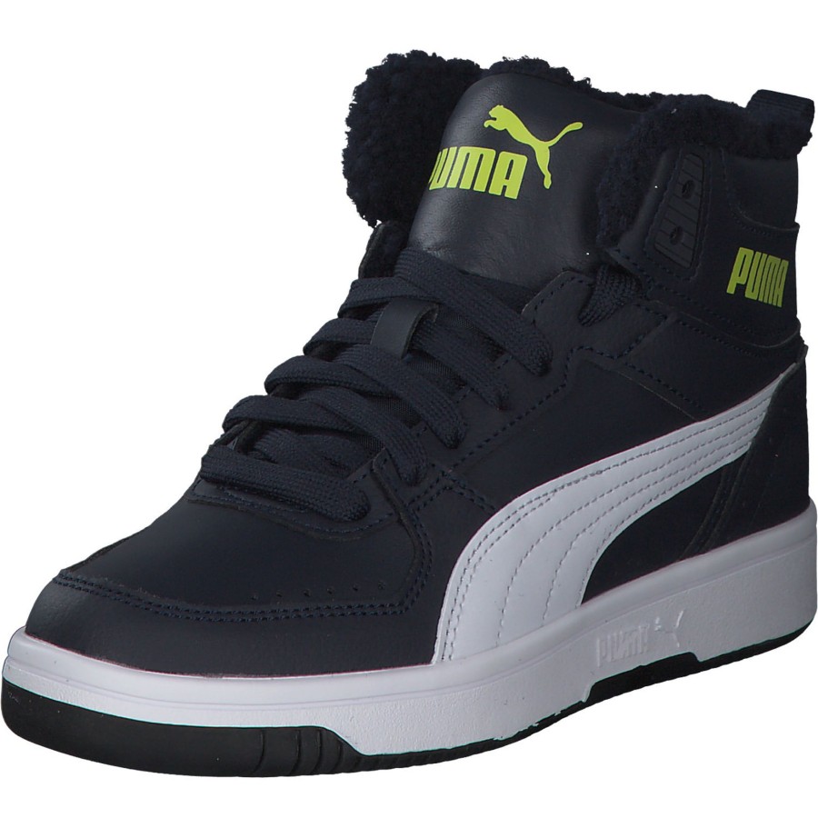 Kinder Puma | Puma Rebound Joy Fur Jr. 375477, Sneakers High, Kinder, Parisian Night-Puma