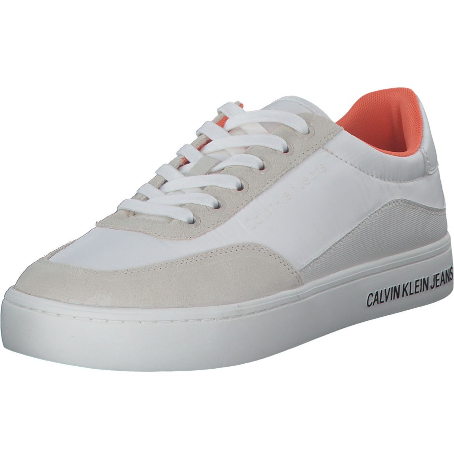 Damen Calvin Klein | Calvin Klein Yw0Yw01007, Schnu00Fcrschuhe, Damen, Weiu00Df