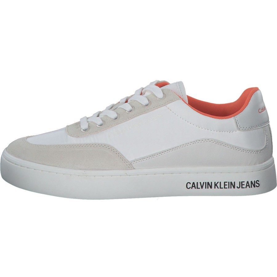 Damen Calvin Klein | Calvin Klein Yw0Yw01007, Schnu00Fcrschuhe, Damen, Weiu00Df