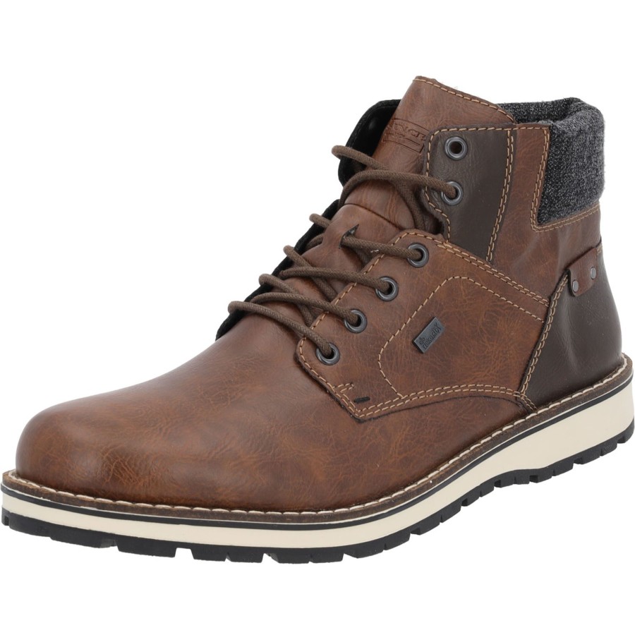 Herren Rieker | Rieker 38434, Stiefeletten, Herren, Braun (Toffee/Kastanie/Granit)