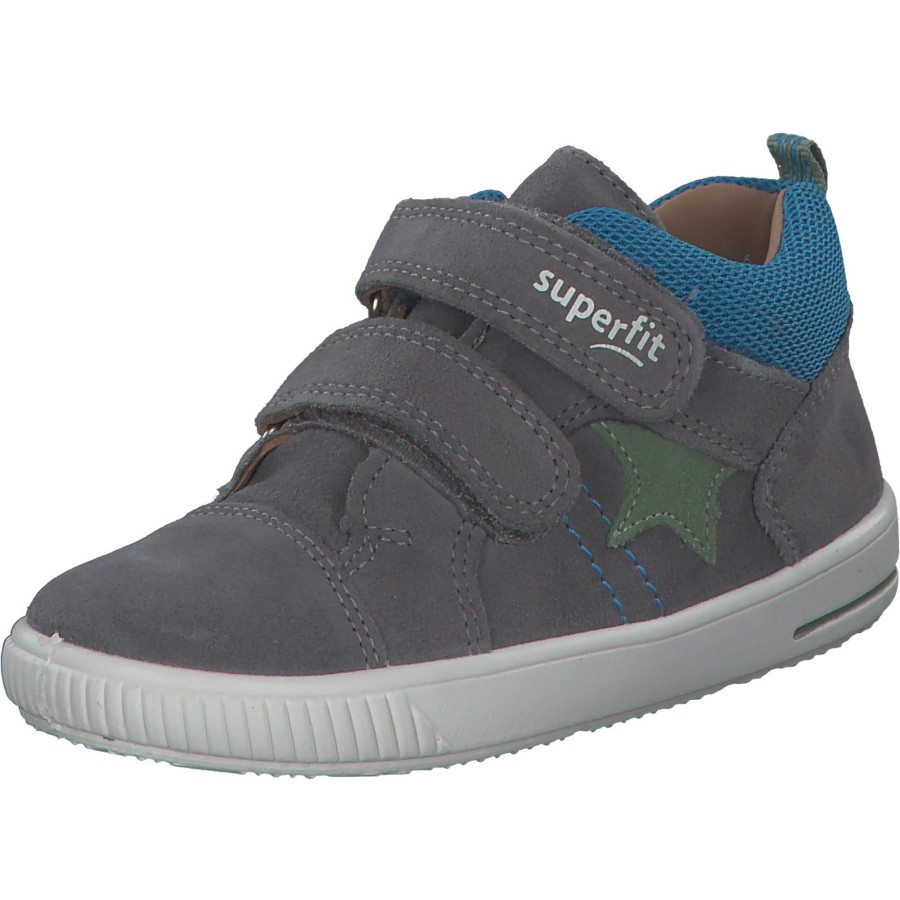 Kinder Superfit | Superfit Moppy 00352, Lauflernschuhe, Kinder, Hellgrau/Blau