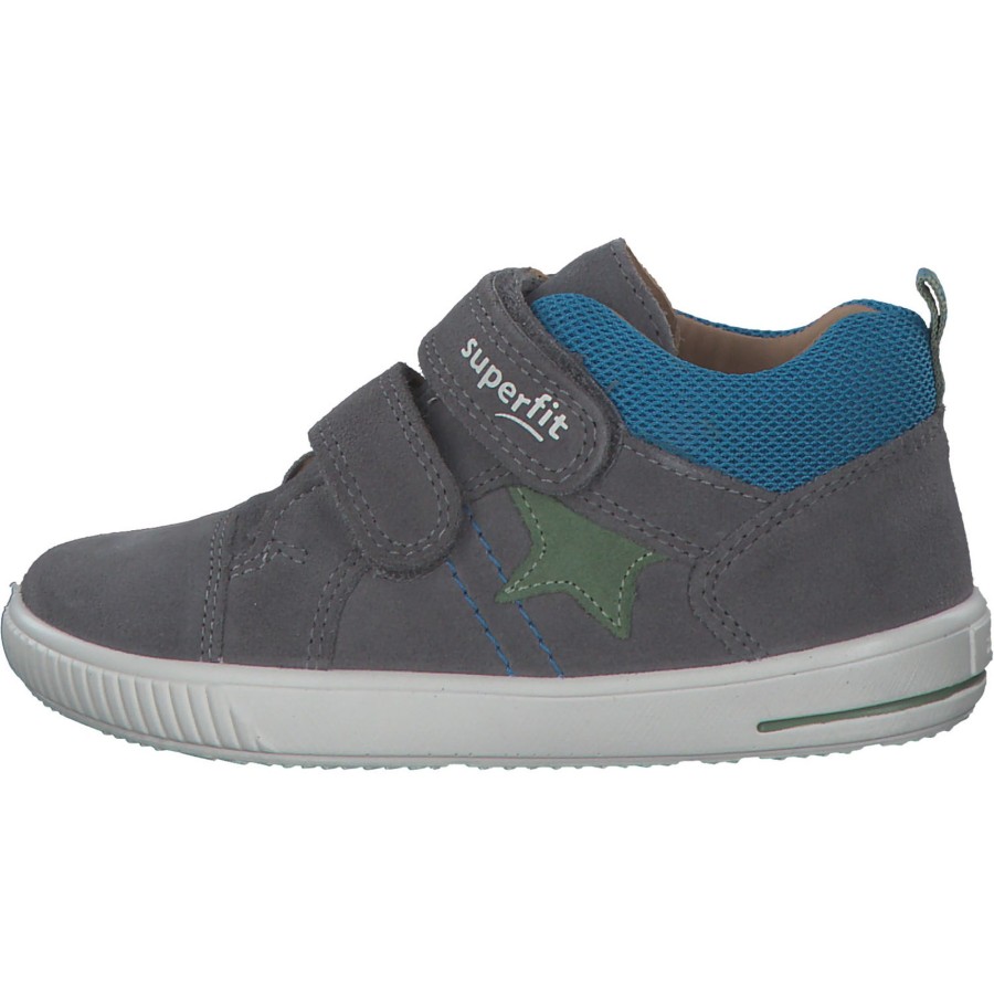 Kinder Superfit | Superfit Moppy 00352, Lauflernschuhe, Kinder, Hellgrau/Blau