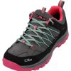 Kinder CMP | Cmp Rigel Low 3Q54554 W, Trekkingschuhe, Kinder, Cemento-Pink Fluo