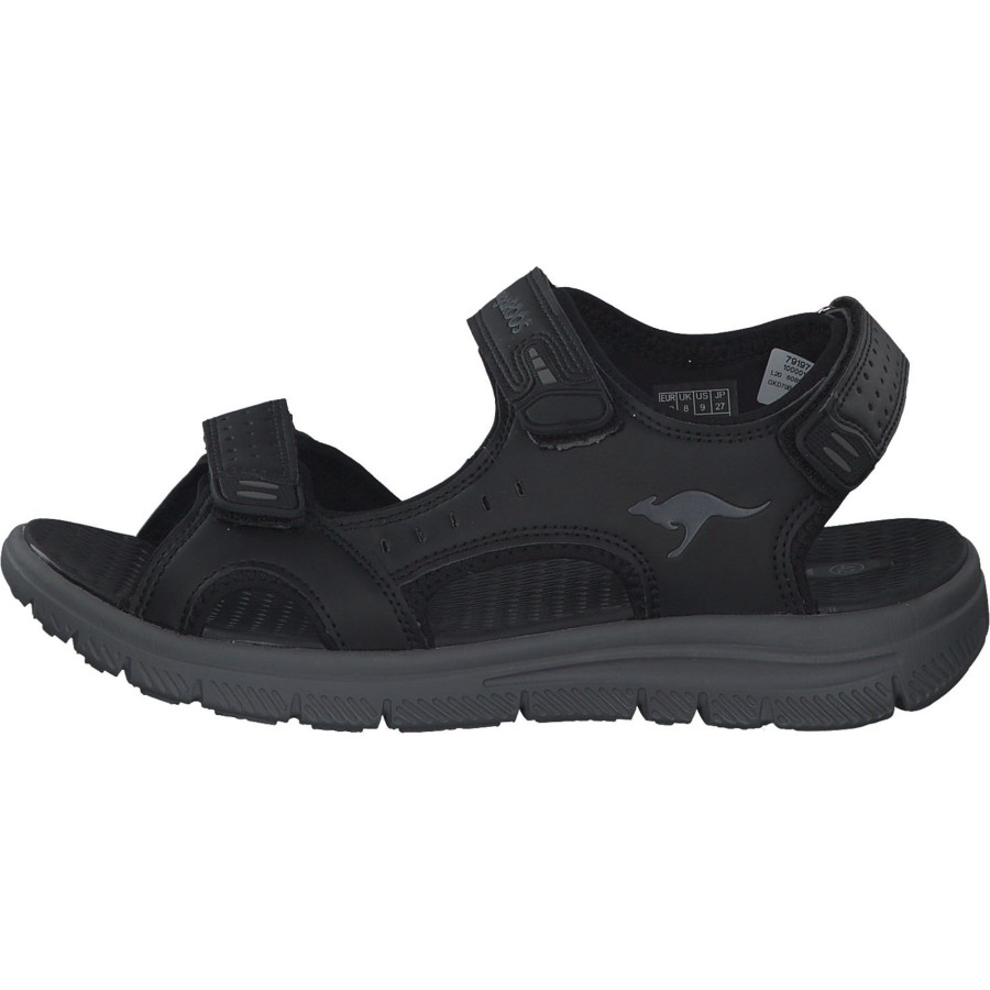 Herren KangaROOS | Kangaroos 79197, Klassische Sandalen, Herren, Schwarz