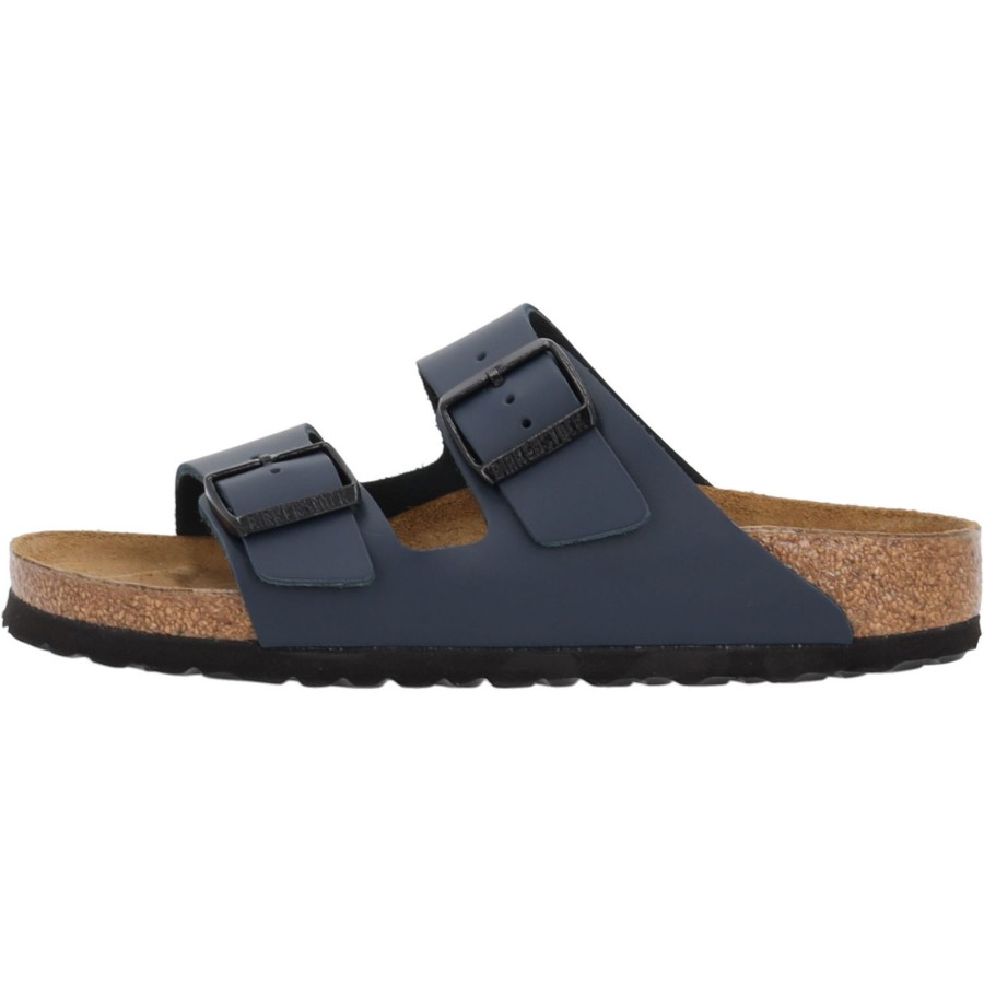 Damen Birkenstock | Birkenstock Arizona Nl Schmal, Pantoletten, Blau (Blau)