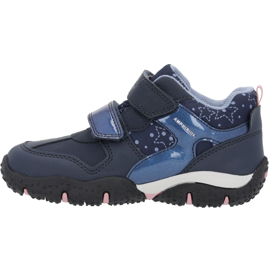 Kinder Geox | Geox J26H1A, Halbschuhe (Kinder), Kinder, Navy/Pink