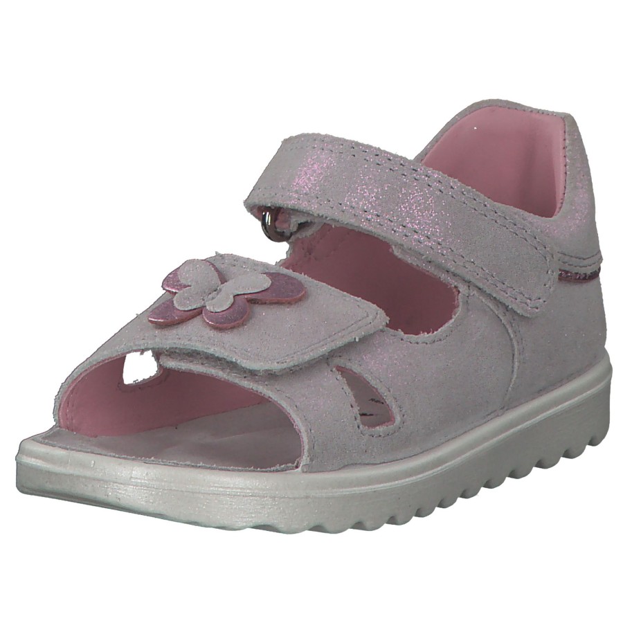 Kinder Superfit | Superfit 00015, Sandalen (Kinder), Kinder, Grau (Hellgrau/Rosa)