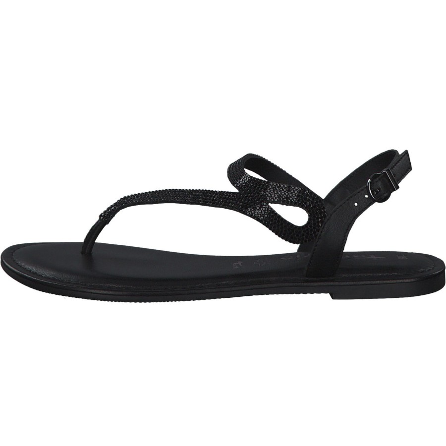 Damen Tamaris | Tamaris 28131, Klassische Sandalen, Damen, Black Glam