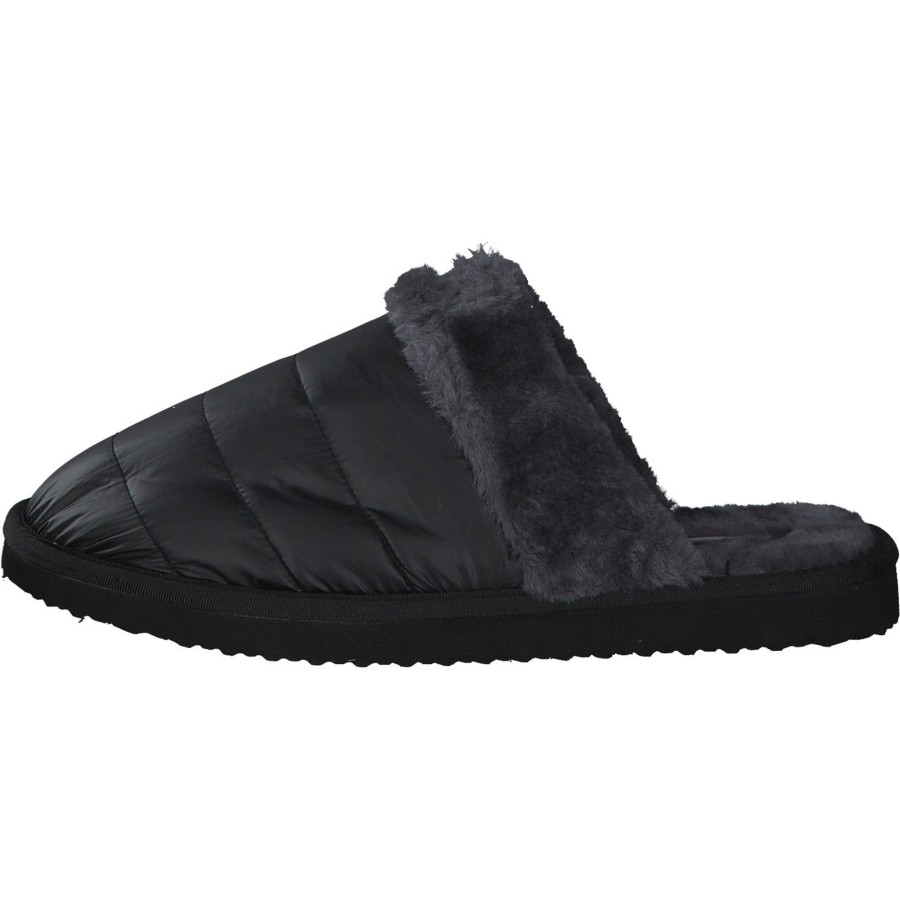 Damen s. Oliver | S. Oliver 27102, Filzpantoffeln, Damen, Black