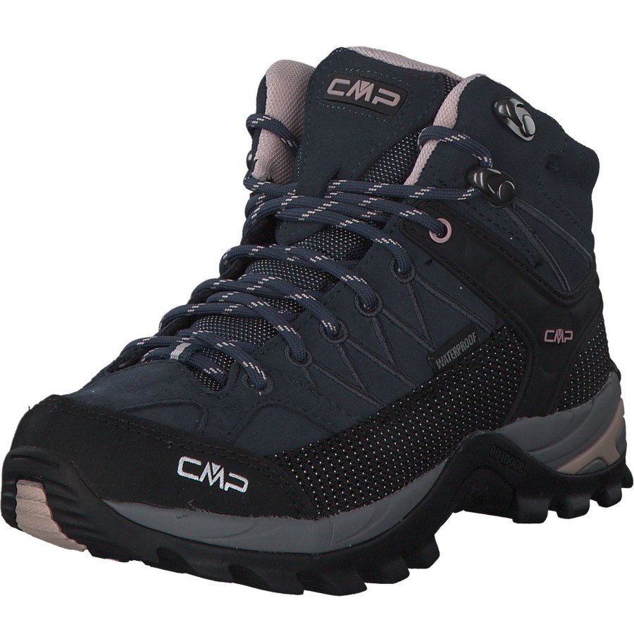 Damen CMP | Cmp Rigel Mid 3Q12946, Trekkingschuhe, Damen, Asphalt Antracite Rose