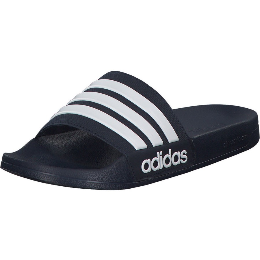 Herren adidas core | Adidas Adilette, Pantoletten & Badeschuhe, Herren, Blau (Collegiate/Navy/White)