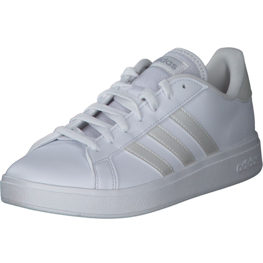 Damen adidas core | Adidas Core Grand Court Base 2 W, Sneakers Low, Damen, Weiu00Df / Silber