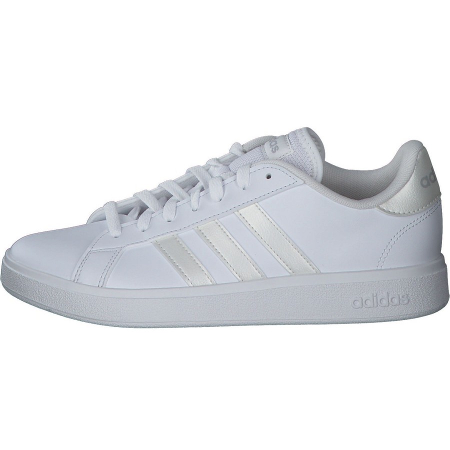 Damen adidas core | Adidas Core Grand Court Base 2 W, Sneakers Low, Damen, Weiu00Df / Silber