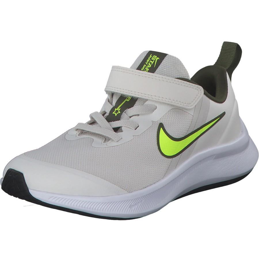 Kinder Nike | Nike Star Runner 3 Da2777 M, Sneakers Low, Kinder, Phantom/Volt-Rough Green-White