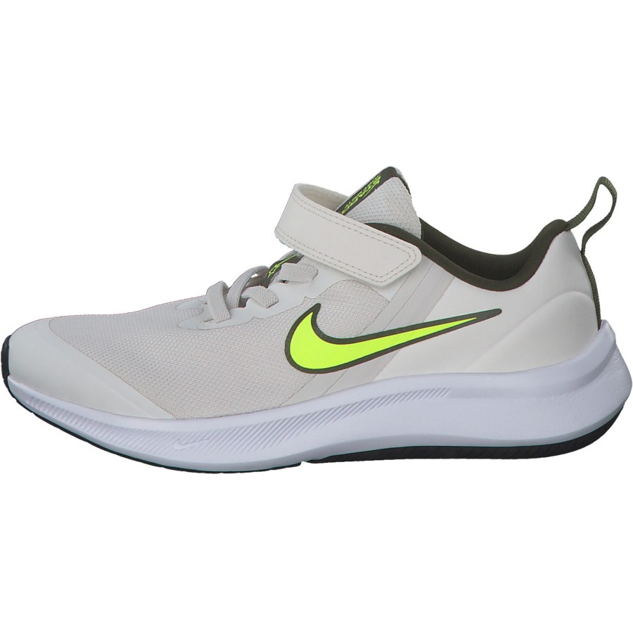 Kinder Nike | Nike Star Runner 3 Da2777 M, Sneakers Low, Kinder, Phantom/Volt-Rough Green-White