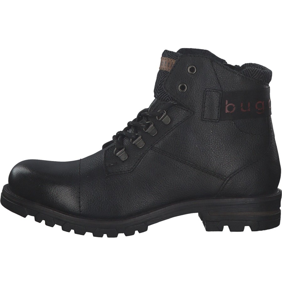 Herren Bugatti | Bugatti Scipio A0Z33, Biker Boots, Herren, Schwarz