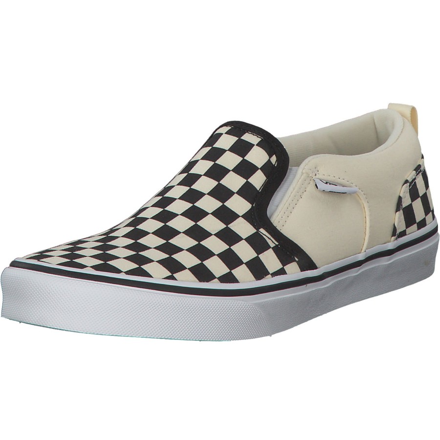 Kinder Vans | Vans Asher Checkers Vn000Vh0, Sneakers Low, Kinder, Schwarz (Black/Natural)