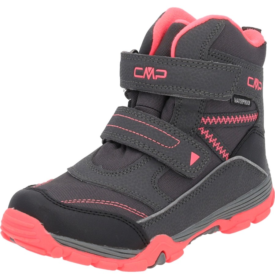 Kinder CMP | Cmp Pyry 38Q4514 W, Stiefel (Kinder), Kinder, Titanio-Red Fluo