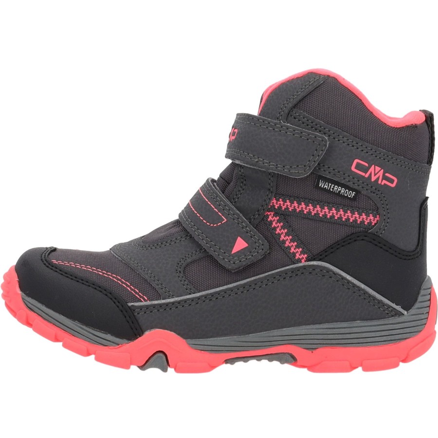 Kinder CMP | Cmp Pyry 38Q4514 W, Stiefel (Kinder), Kinder, Titanio-Red Fluo