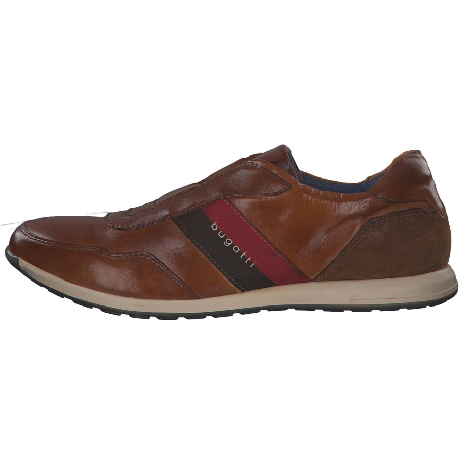 Herren Bugatti | Bugatti Torello A9Q60, Sportliche Slipper, Herren, Cognac