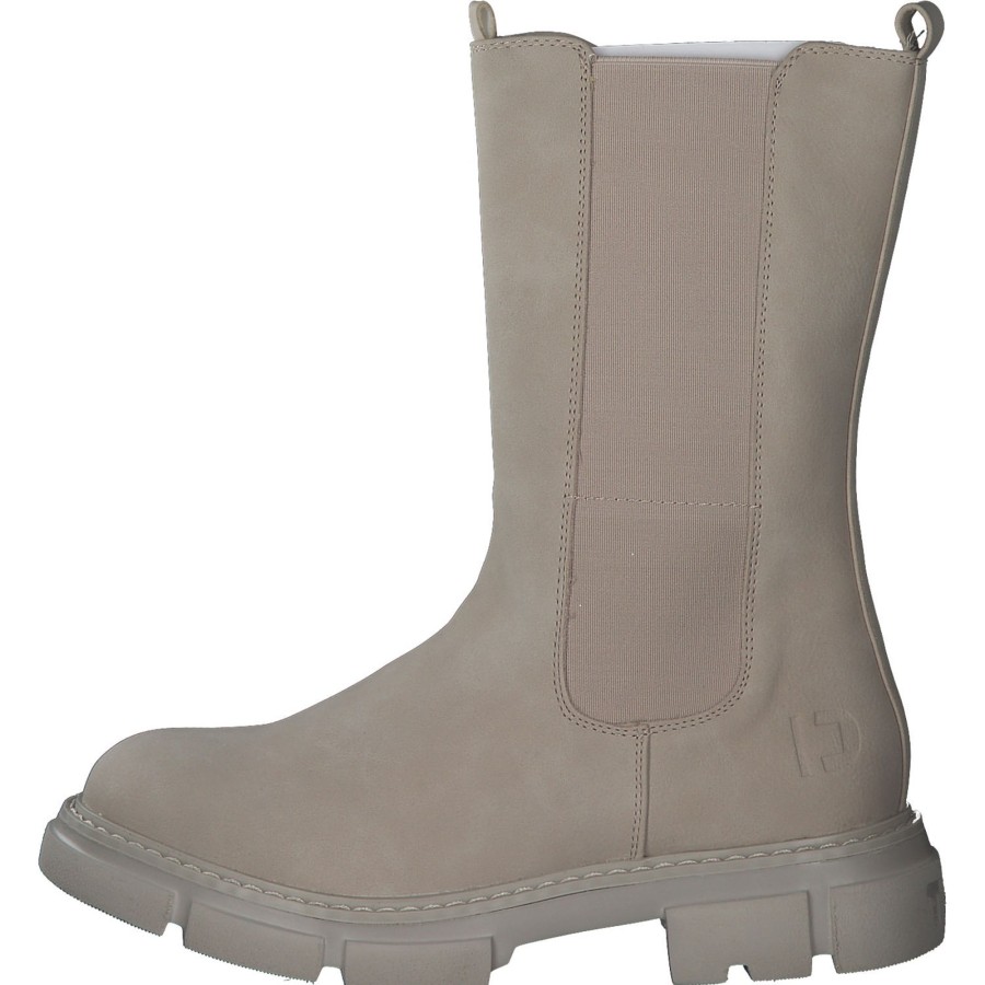 Damen Tom Tailor | Tom Tailor 4296218, Chelsea Boots, Damen, Cream Cream