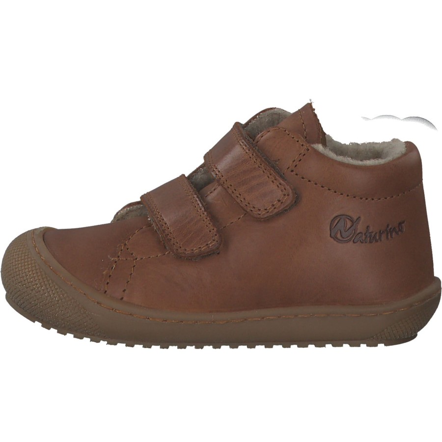 Kinder Naturino | Naturino Racoon 2014061, Lauflernschuhe, Kinder, Cognac